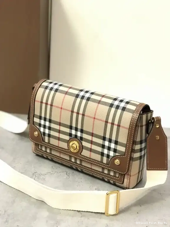 Official First Bag Ru BURBERRY Crossbody Note Bag-25-8.5-18cm 0521